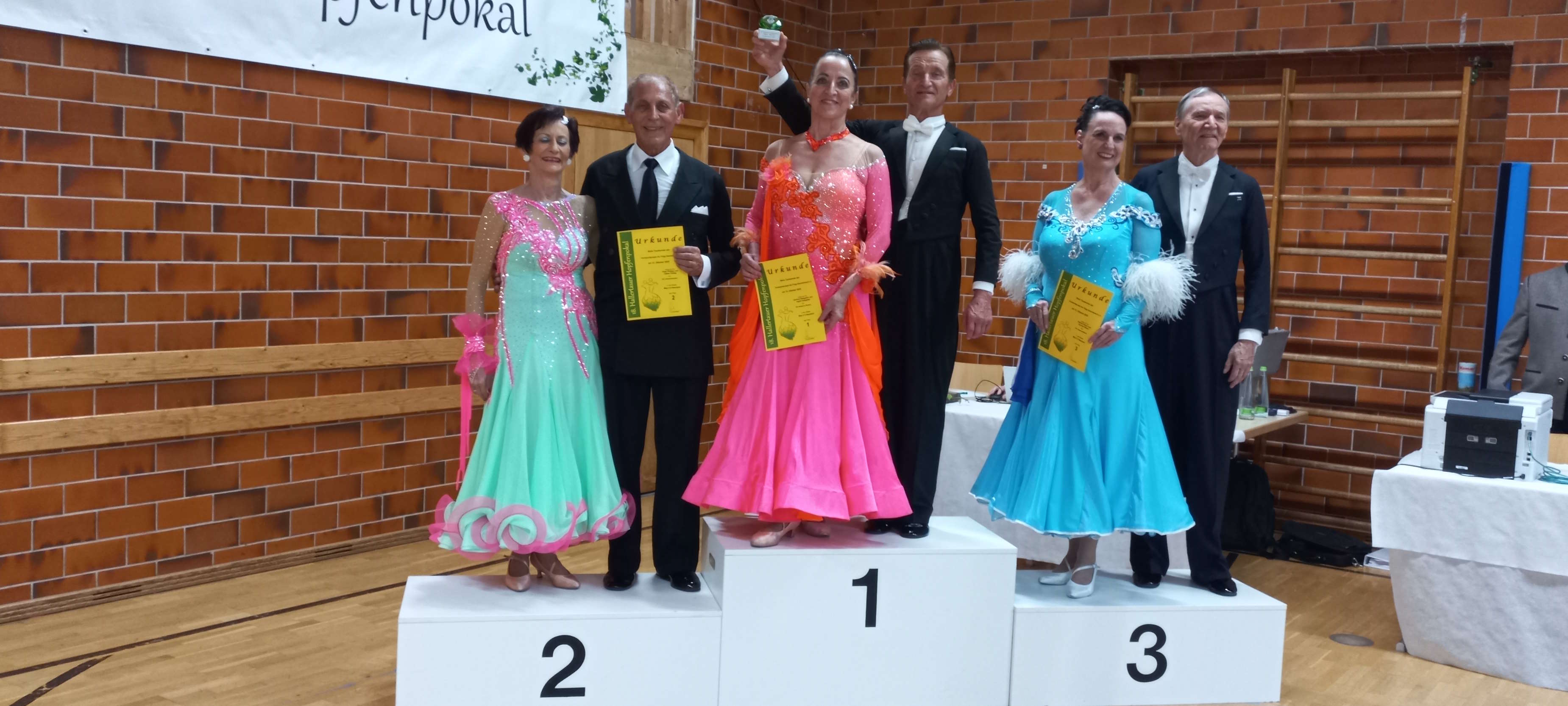 Ingrid und Gerhard auf Platz Eins 